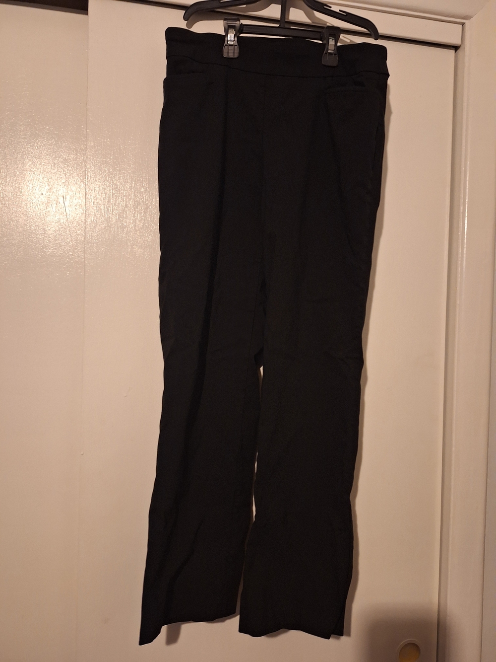 Time and Tru Black Straight-Leg Dress Pants